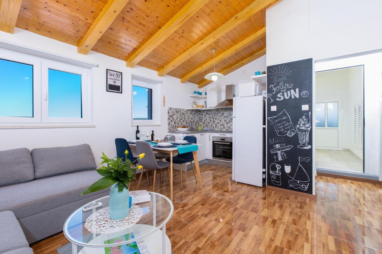 The Rooftop Apartment Punat Bagian luar foto